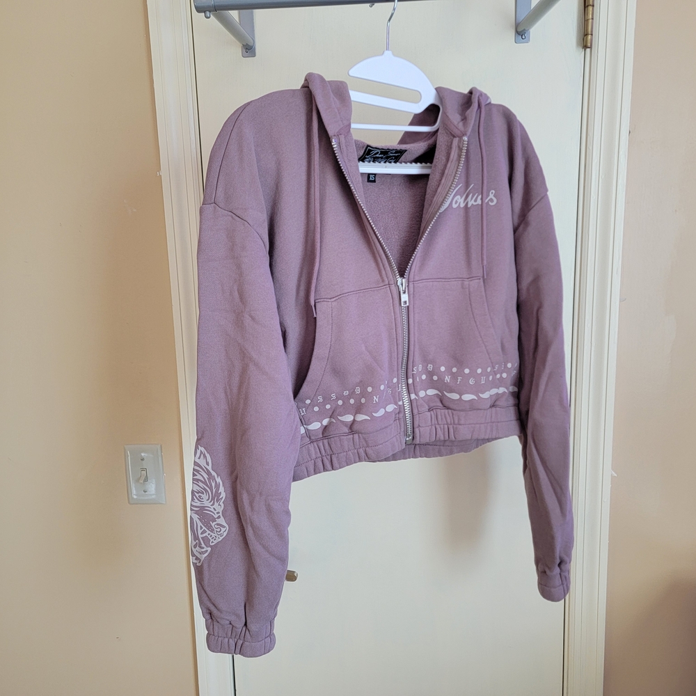 Mauve Hooded Jacket